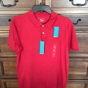Casual men’s red Two button shirt size medium